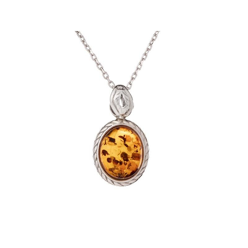Pendente ambra cognac — ricordo del passato