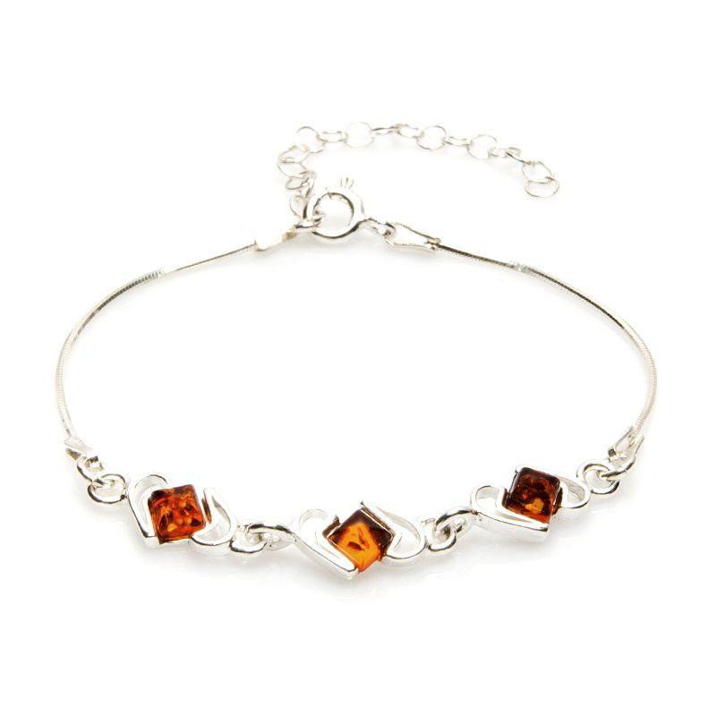 Bracciale ambra cognac — per evocare il passato