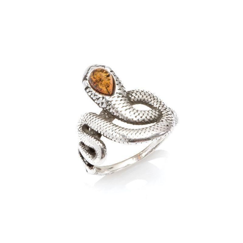 Anello serpente ambra cognato — per riavvolgere il tempo