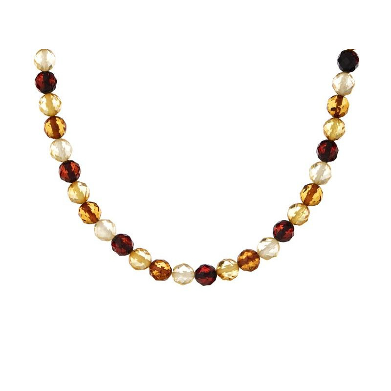 Collana ambra multicolore — per portare la natura nel cuore