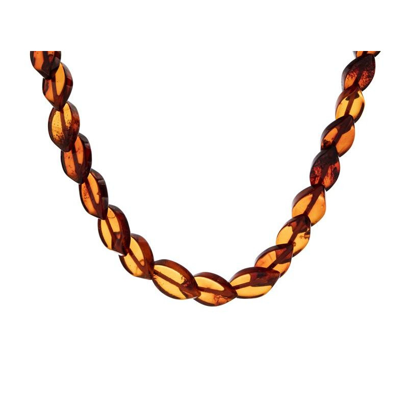 Collana ambra cognac baltica — per tracciare il tuo cammino