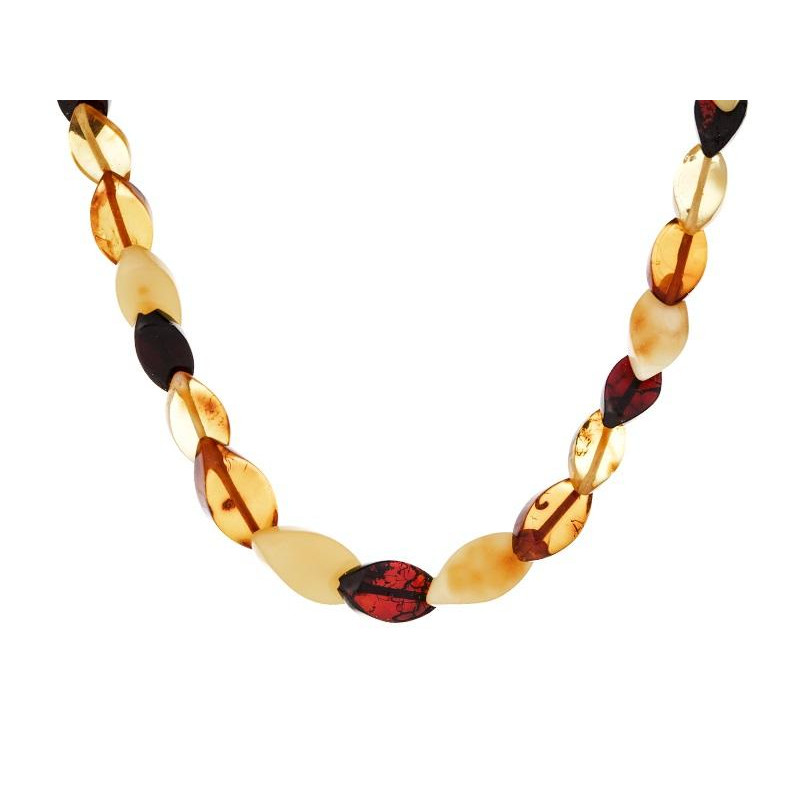 Collana ambra multicolore — per evocare i mari del passato
