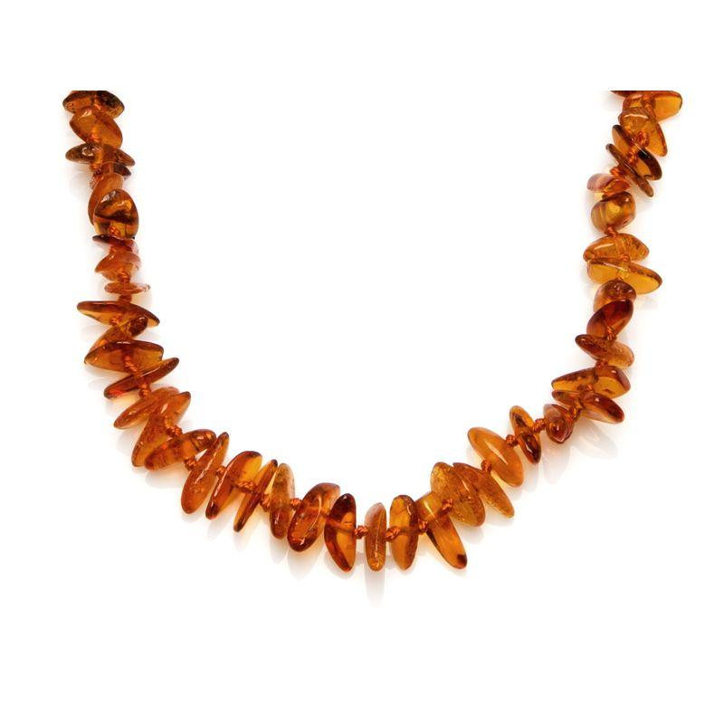 Collana per bambini ambra cognac — protezione e tenerezza
