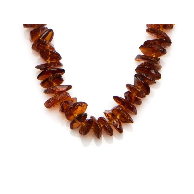 Collana ambra cognac — per evocare i mari antichi