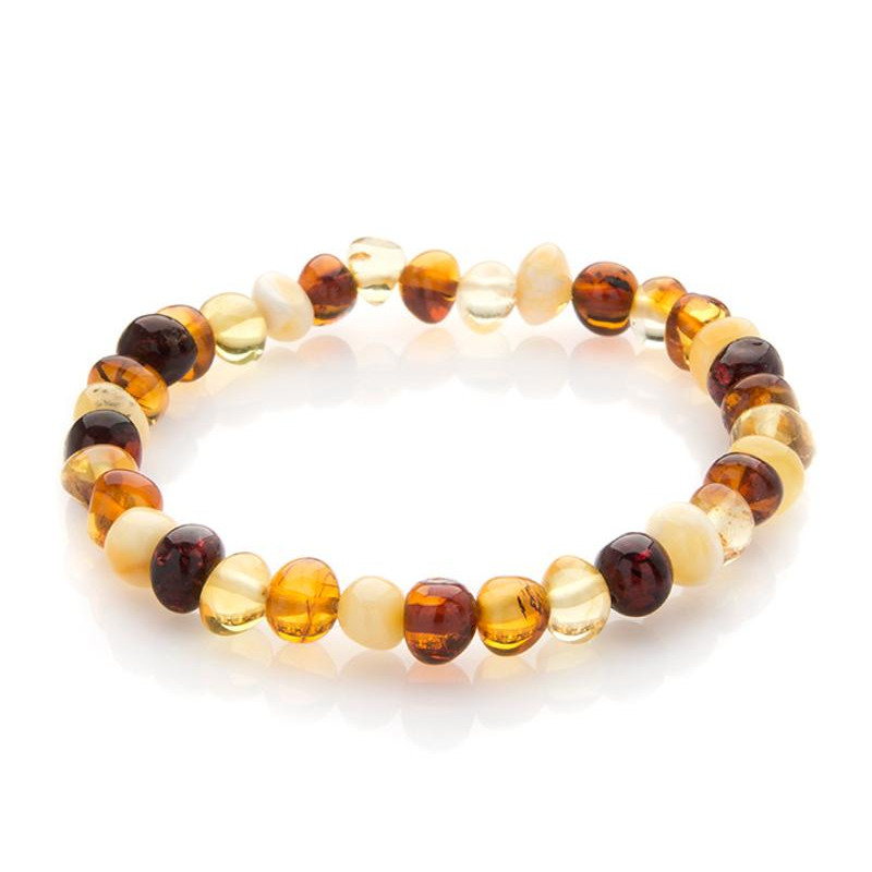 Collana ambra multicolore — per evocare i ricordi della costa