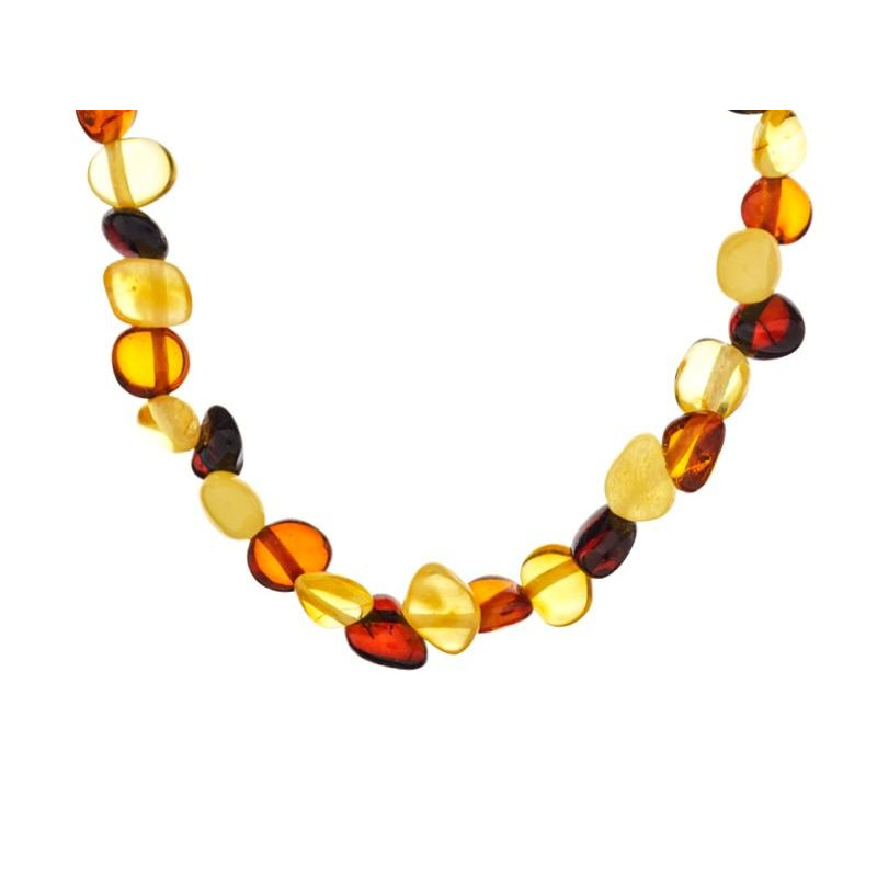 Collana ambra multicolore — per evocare ricordi erotici