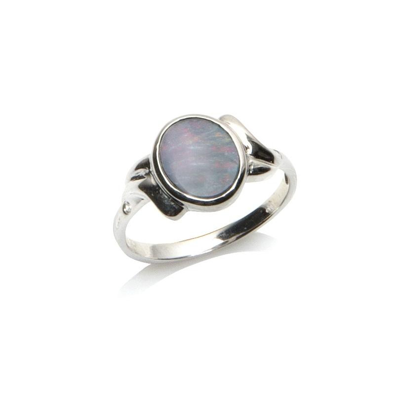 Anello opale blu — per raccontare storie di mare