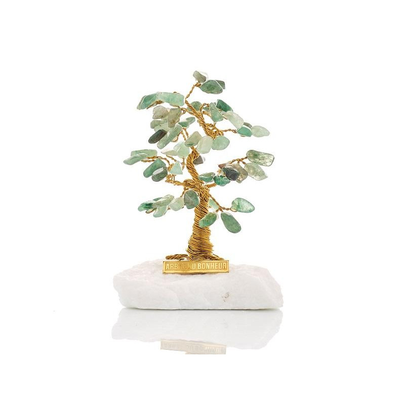 Albero della felicità in avventurina e marmo greco — per un tocco di eleganza per la tua casa