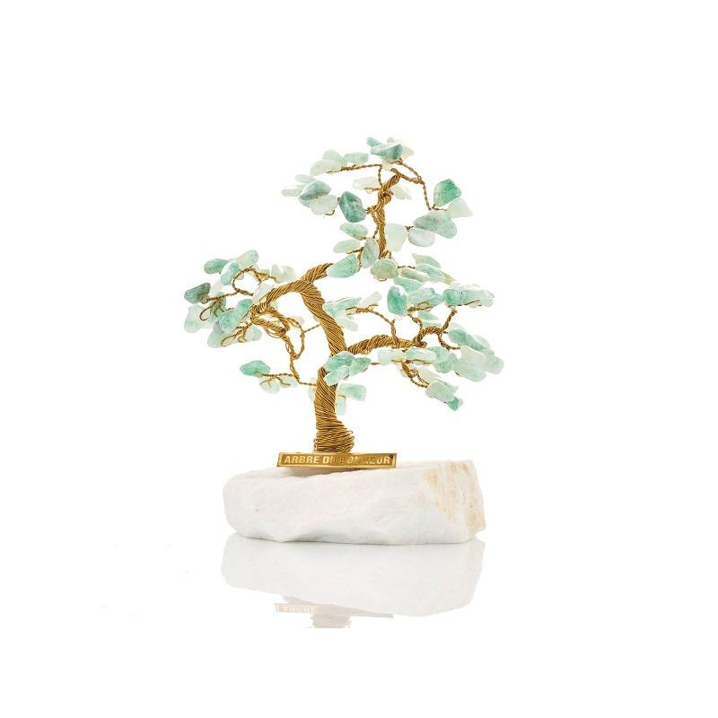 Albero di avventurina e marmo greco per un centro tavolo elegante e raffinato — Per un tocco di lusso in ogni stanza