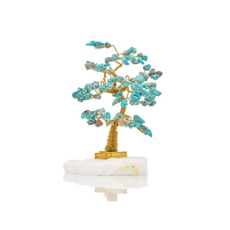 Albero di felicità con marmo greco e turchese: un tocco di eleganza per la tua casa — arricchisce gli spazi interni