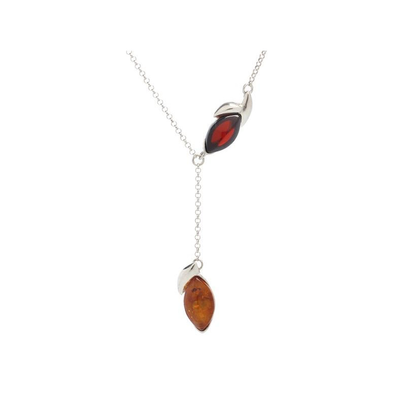 Collana ambra multicolore — per evocare i mari scintillanti