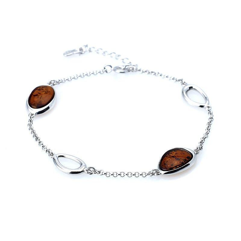 Bracciale ambra cognac — per evocare il passato