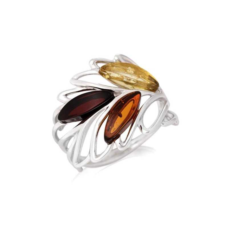 Anello ambra multicolore Mar Baltico — per preservare i ricordi