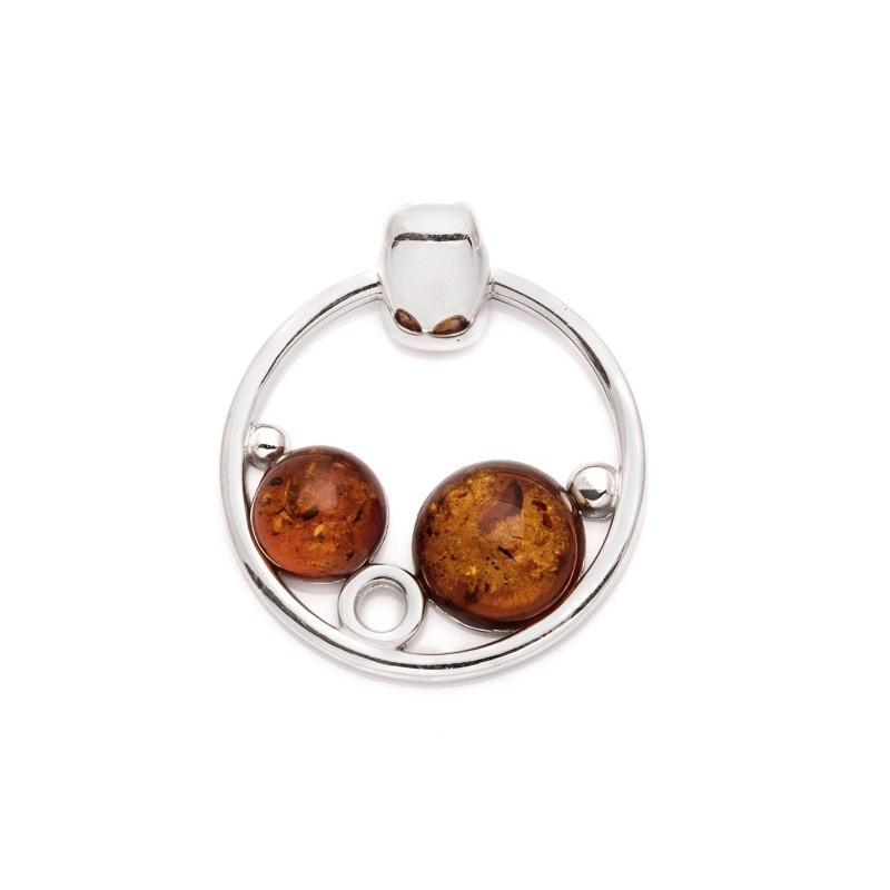 Ciondolo ambra cognac — per condividere momenti dolci