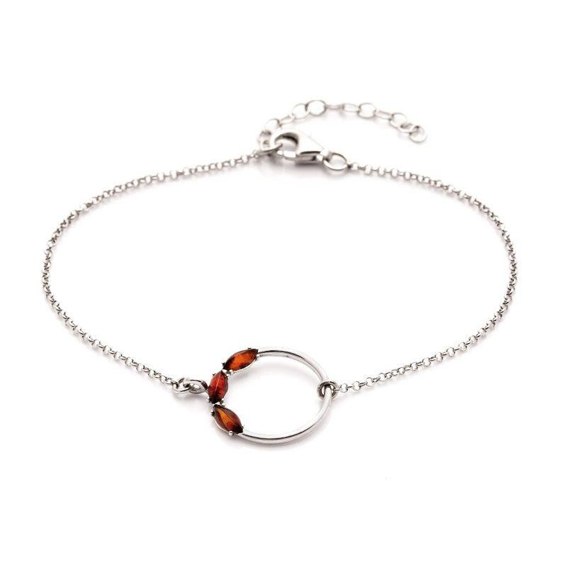 Bracciale tondo ambra cognac — per evocare ricordi dolci