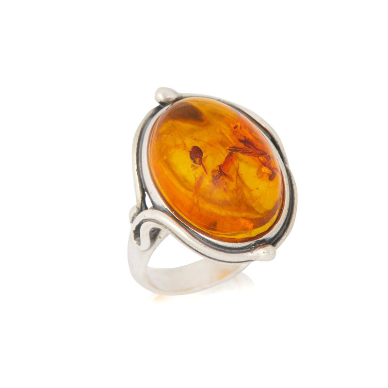 Anello ambra cognac — per evocare il passato
