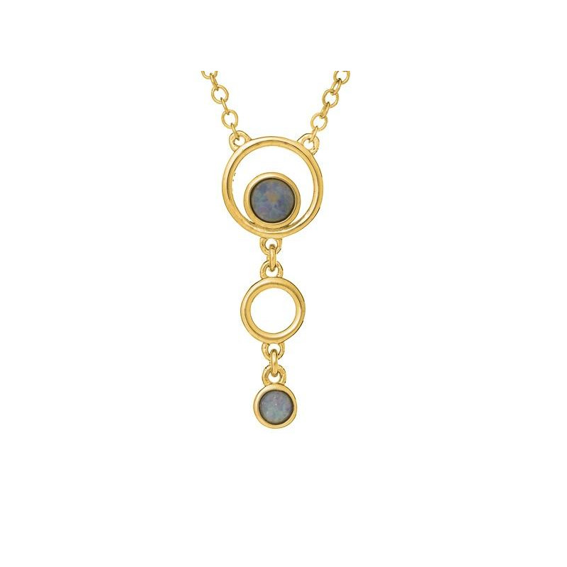 Collana opale blu — per raccontare storie