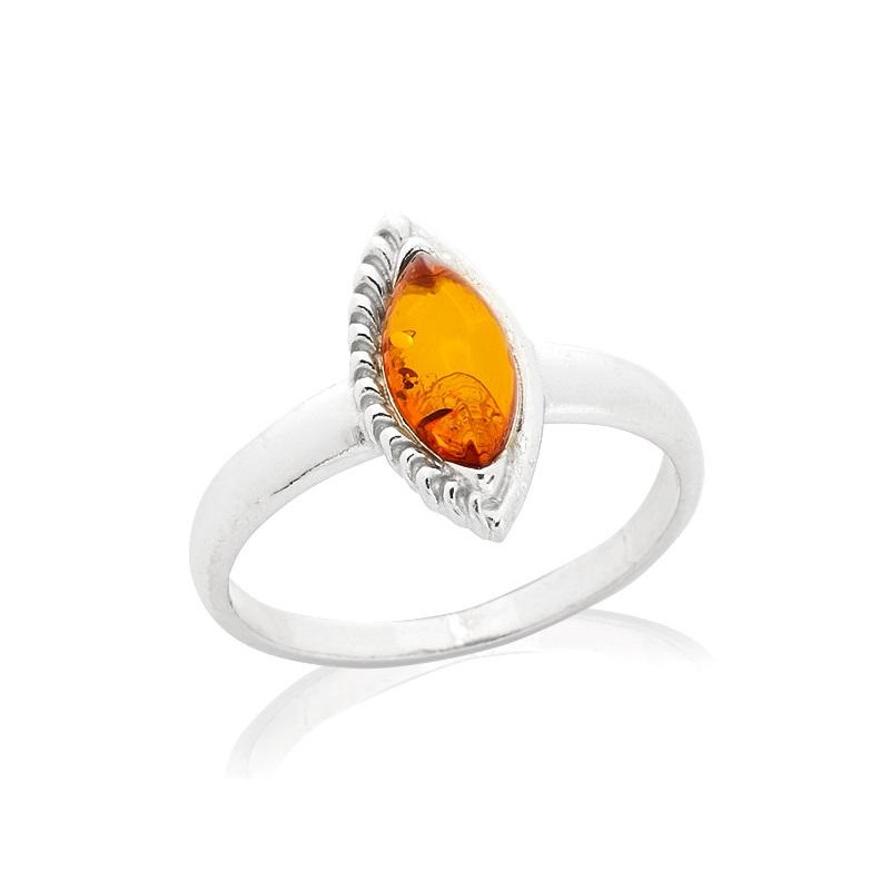 Anello occhio ambra cognac — per evocare ricordi dolci