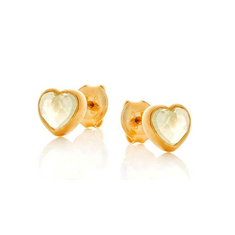 Orecchini cuore verdi — per accogliere l'amore