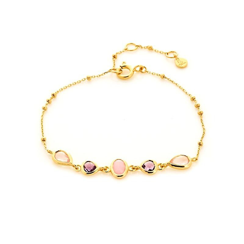 Bracciale di eleganza con opale rosa – per celebrare la tua femminilità