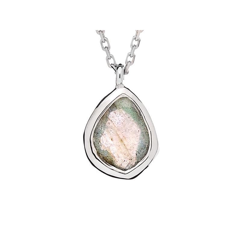Collana Labradorite Multicolore — Per Portare la Purezza