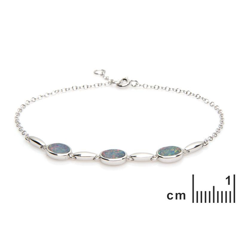 Bracciale opale blu — per custodire dolcemente i tuoi ricordi — foto 2