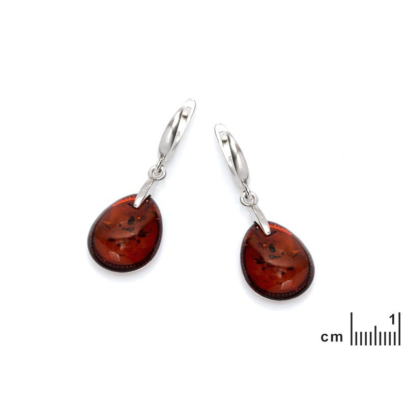 Orecchini ambra cognac — per evocare momenti speciali (cod. 8694) — foto 1