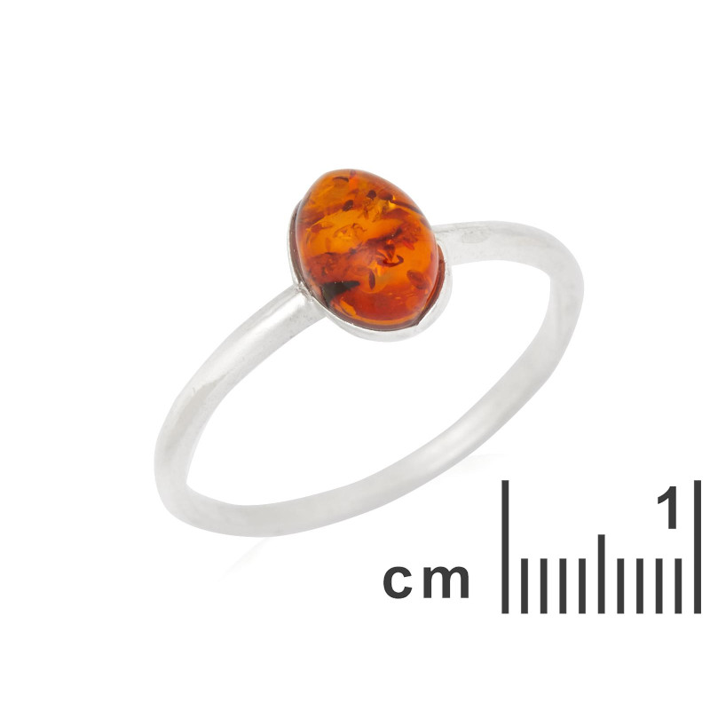 Anello ambra cognac — per portare un pezzo della Baia di Gdansk — foto 1
