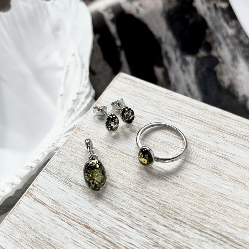 Anello ambra verde Baltico — per custodire i tuoi ricordi — foto 3