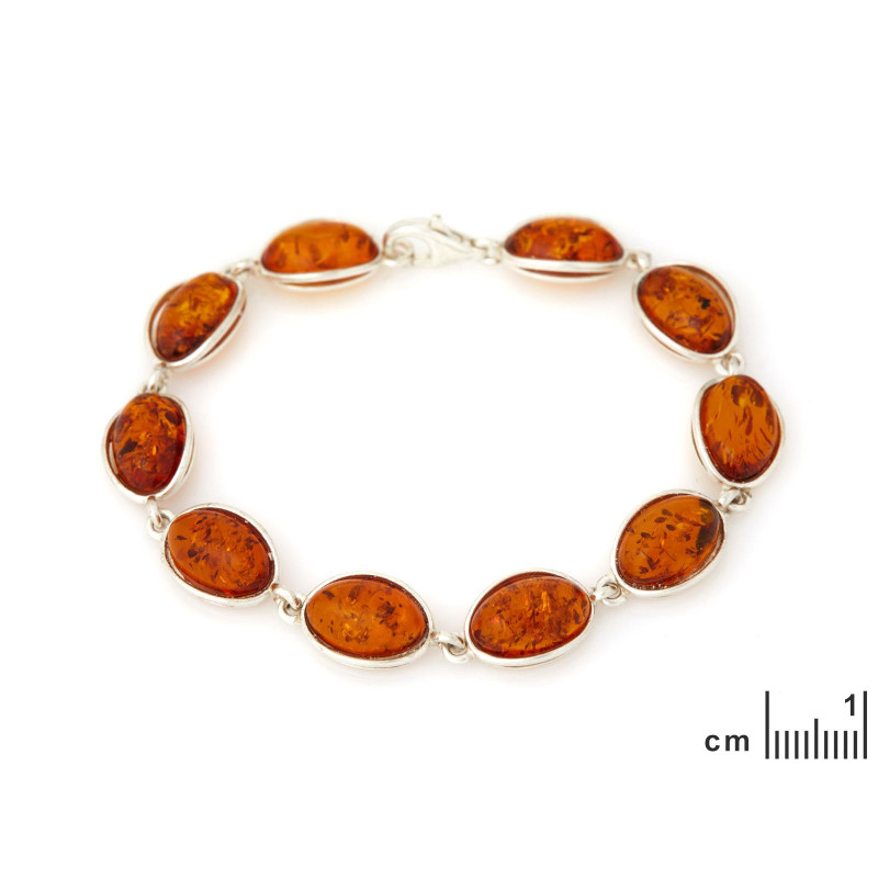 Bracciale ambra cognac — per raccontare la tua storia — foto 1