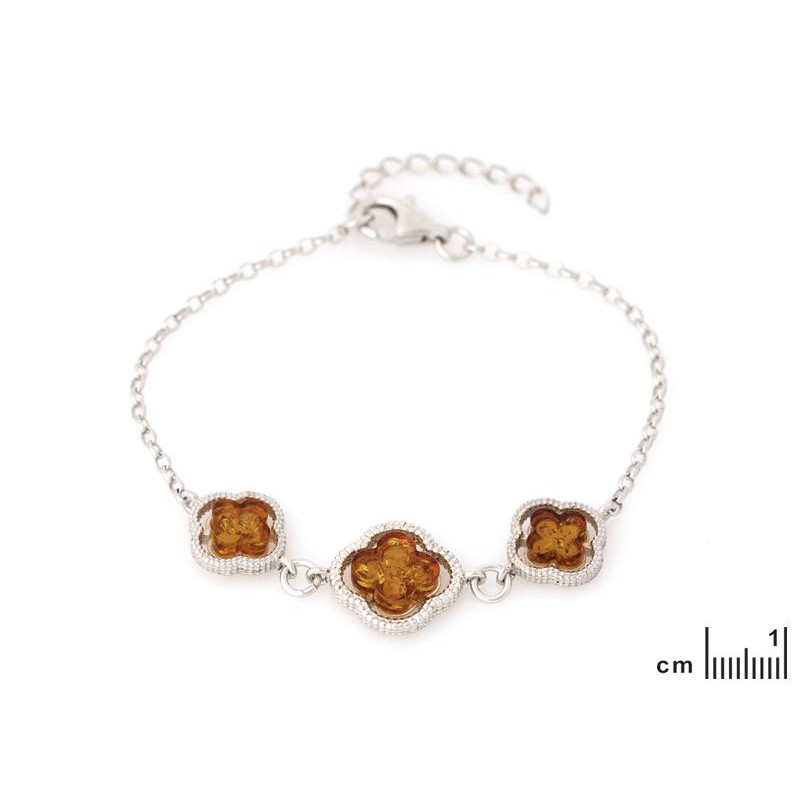 Bracciale ambra cognac — per evocare momenti dolci — foto 1