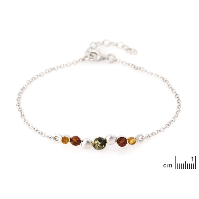 Bracciale ambra multicolore — per portare la luce del sole — foto 1