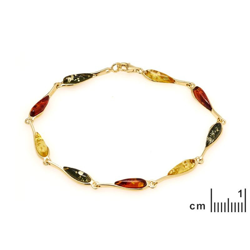Bracciale ambra multicolore — per celebrare il tuo sole interno — foto 1