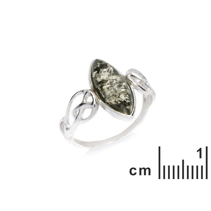 Anello ambra verde Baltico — per legare il passato — foto 1
