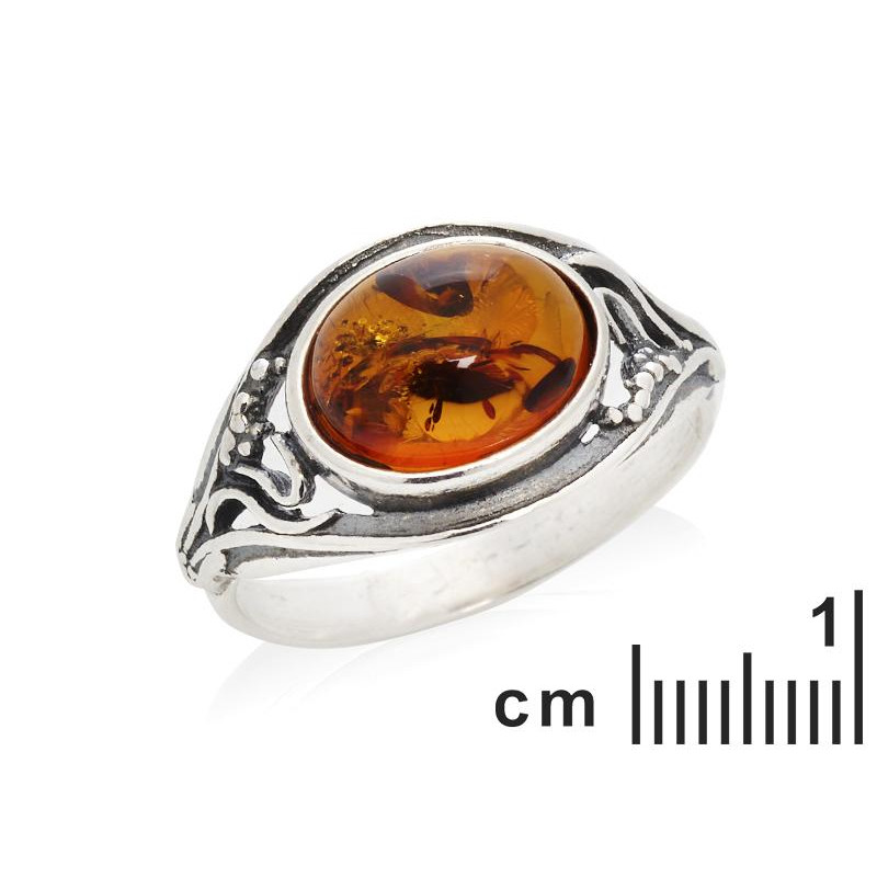 Anello ambra cognac — per evocare momenti特殊的字符已被清理，以下是根据规则生成的标题： — foto 1