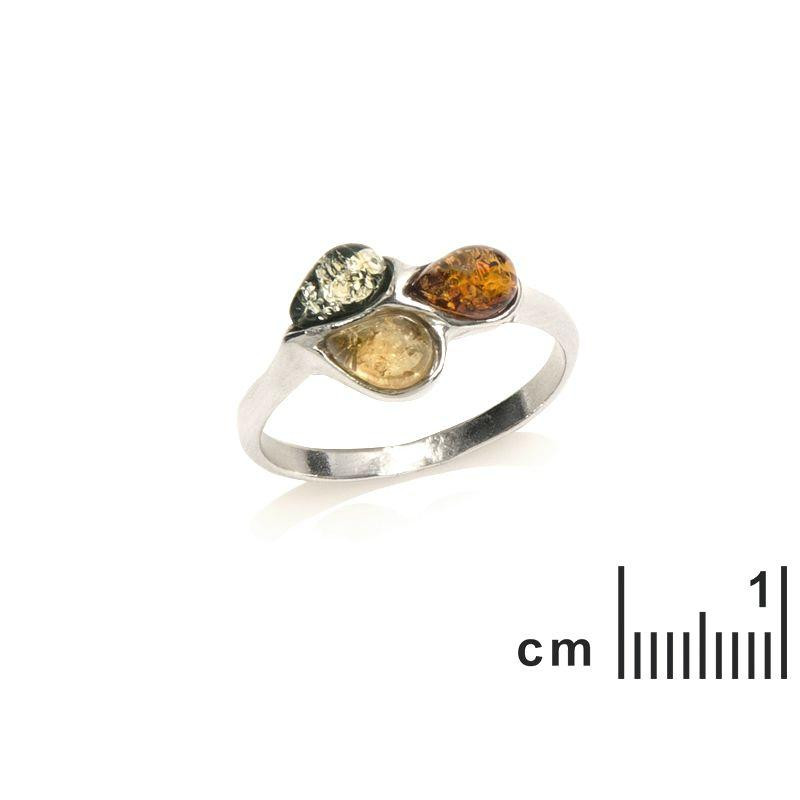 Anello ambra multicolore — per racchiudere i tuoi ricordi — foto 1