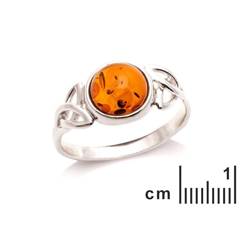 Anello ambra cognac — per custodire i ricordi (cod. 8791) — foto 1