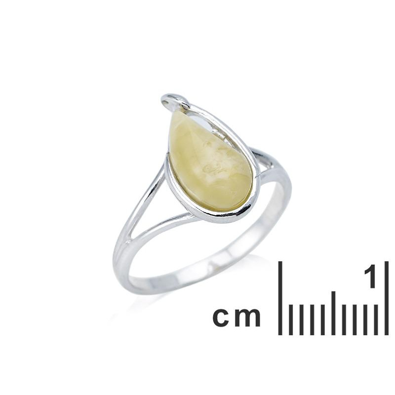 Anello ambra miele — per racchiudere il mare nelle tue mani — foto 1