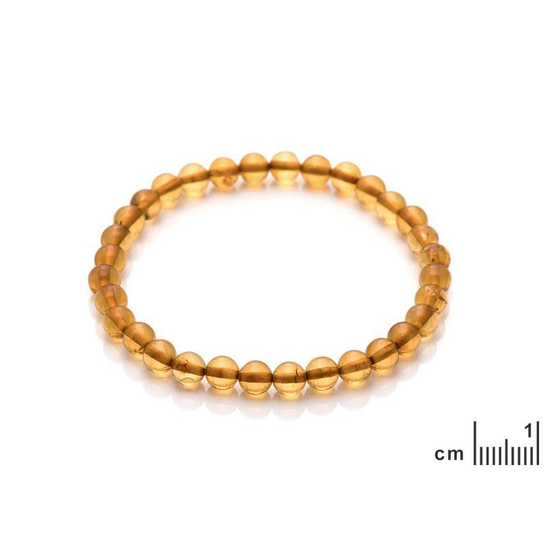 Bracciale ambra cognac — per portare la dolcezza del Mar Baltico — foto 1