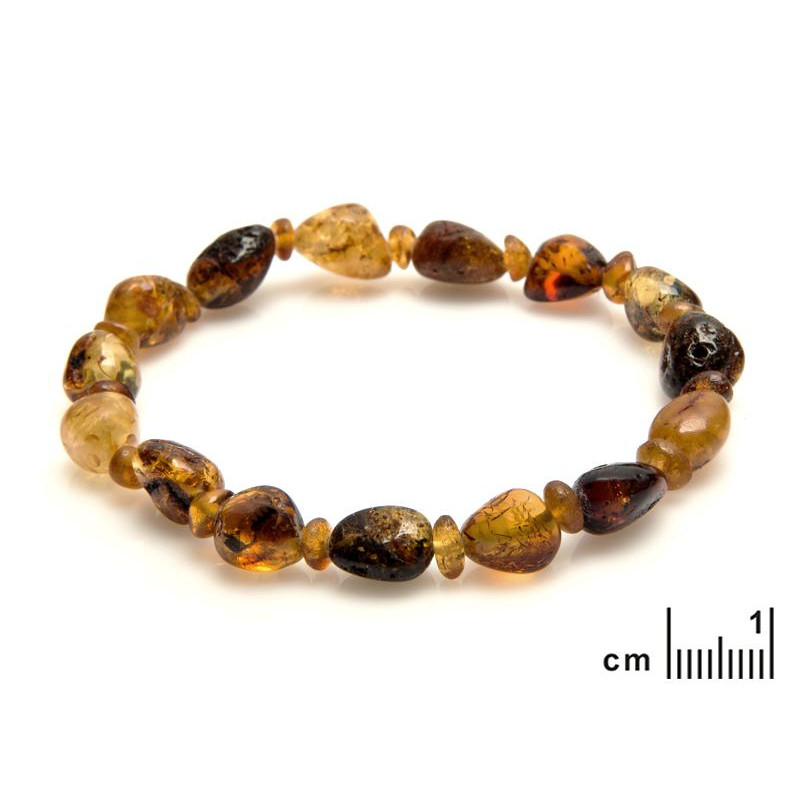 Bracciale ambra multicolore — per portare con te l'essenza del Mar Baltico — foto 1