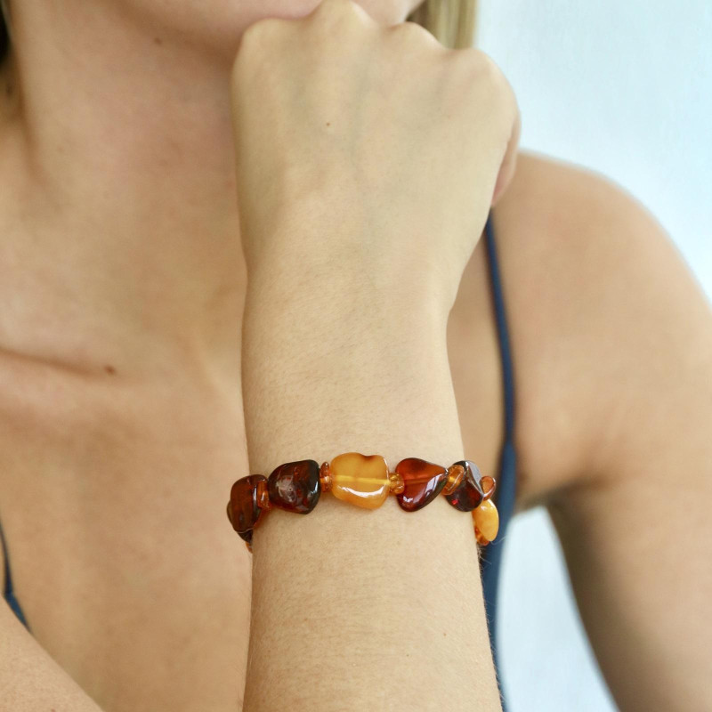Bracciale ambra multicolore — per portare con te l'essenza del Mar Baltico — foto 2