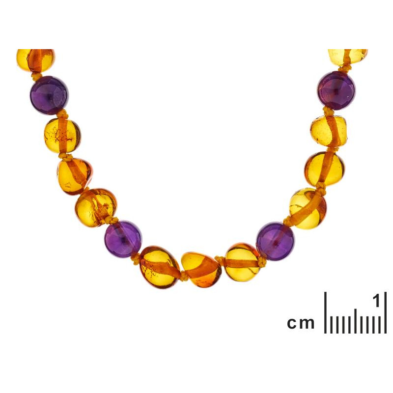 Collana ambra e ametista — per custodire i tuoi ricordi — foto 1