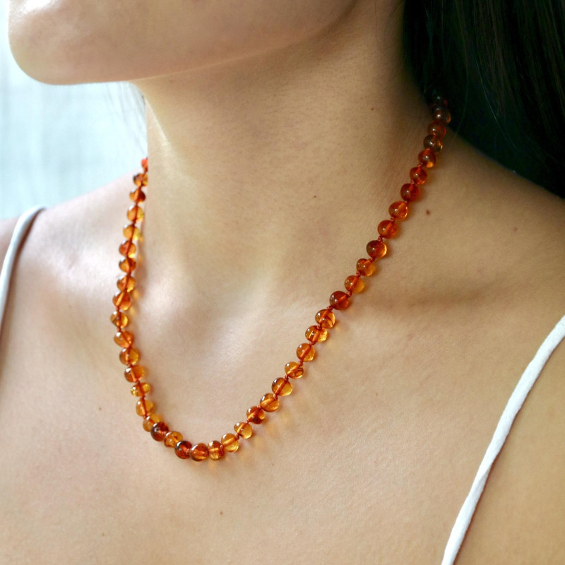 Collana ambra cognac — per evocare momenti speciali — foto 1