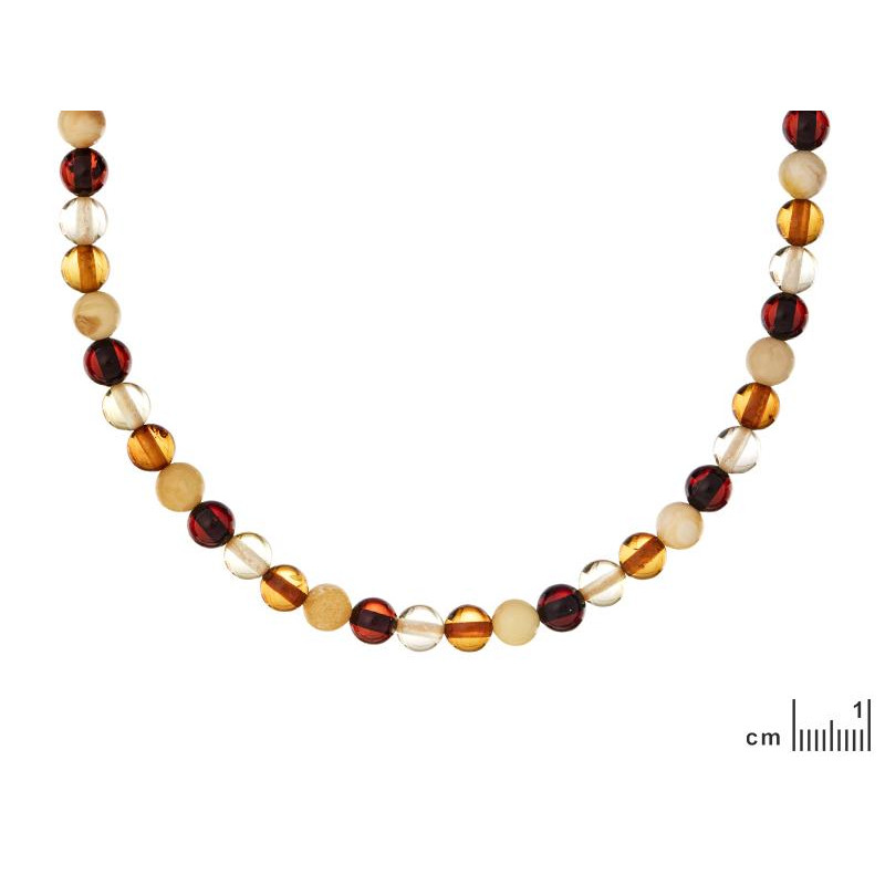 Collana di ambra multicolore per custodire ricordi e sogni — per tenerli sempre con te — foto 1