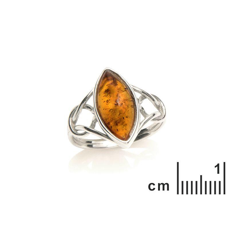 Anello ambra cognac — navigare nel tempo — foto 1