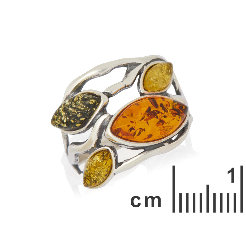Anello ambra multicolore Baltico — per custodire i tuoi ricordi — foto 1