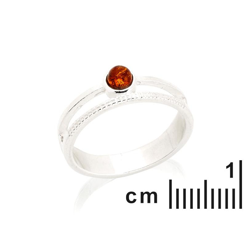 Anello ambra cognac — per evocare i mari antichi — foto 1