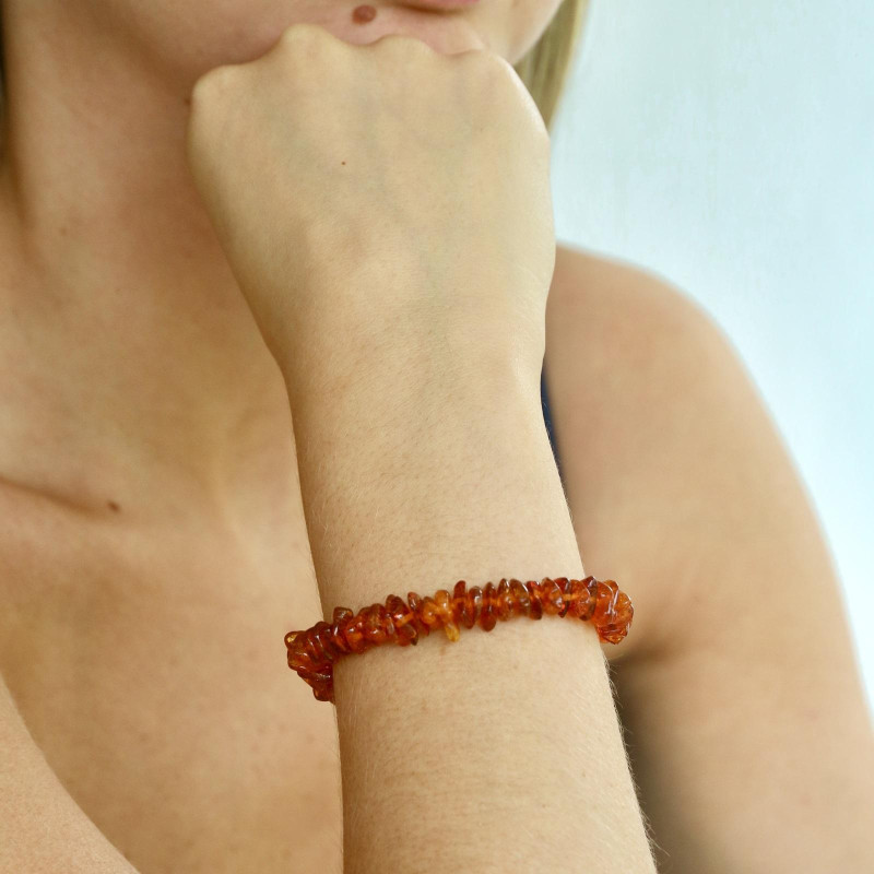 Bracciale ambra cognac — per custodire i ricordi — foto 2