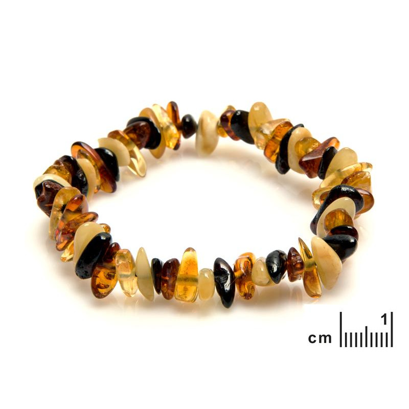 Bracciale ambra multicolore — per custodire i tuoi ricordi (cod. 8953) — foto 1