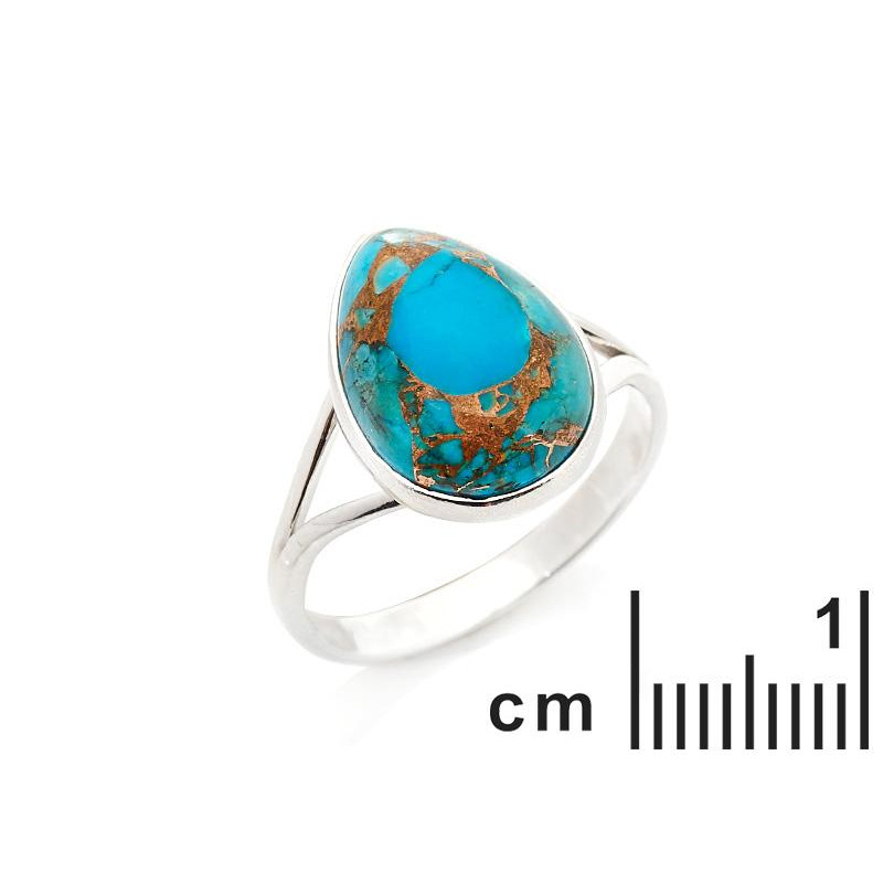 Anello turchese naturale — per evocare l'antica magia — foto 1